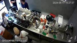 Staff throws coffee at customer in heated dispute at Chinese cafe