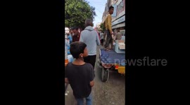 Gaza: Market scenes in Deir al-Balah, central Gaza