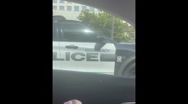 Police Vehicle Gets Towed