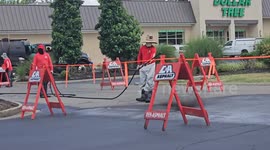 Workers in the heat - B-roll
