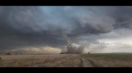 Tornado touches down in Wyoming