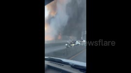 Canada: Large Fire Breaks Out On Old Rail Bridge In Metro Vancouver 4