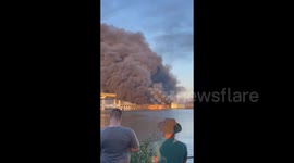 Canada: Large Fire Breaks Out On Old Rail Bridge In Metro Vancouver 3