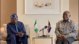 South Africa: President Bola Tinubu of Nigeria meets President Cyril Ramaphosa