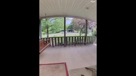 Mailman Hits Rock And Falls To Knees