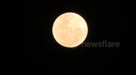 Lunar standstill seen from the city of Sao Paulo