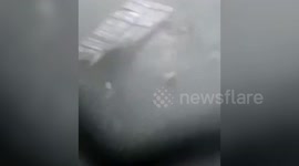 India: Nine children injured after tin roof collapsed in western India