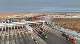 China's Ganqmod Port sees full operation of AGV cross-border transport land route