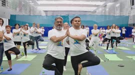 Int'l Yoga Day celebrated in Vladivostok
