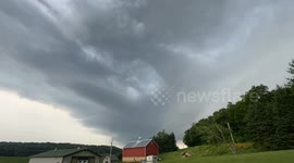 Timelapse of Iowa County Storms
