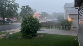 Severe Thunderstorm Hits Dane, WI