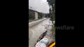 Switzerland: Heavy Rainfall Causes Landslide And Flooding, Cutting Off Zermatt