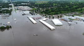 US: Disaster Declared As Severe Flooding Forces Evacuations In Northwest Iowa