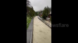 Switzerland: Heavy Rainfall Causes Landslide And Flooding, Cutting Off Zermatt 4