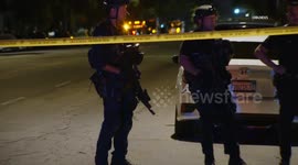 US: Reseda Armed Barricaded Suspect Taken Into Custody Neighbor Speaks On Camera