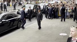 Emperor of Japan Naruhito visits Japan House in London
