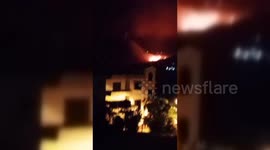 Israel launched a massive strike against Southern Lebanon