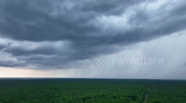 Severe Thunderstorm in Ocean NJ, USA