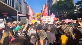 Brazil: Abort Protest in Sao Paulo 2