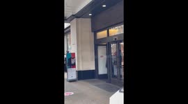 Japanese emperor leaves Japan House in London yesterday