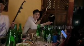 Chinese Music students drunkenly perform the classic Pipa piece 'Ambush from Ten Sides'
