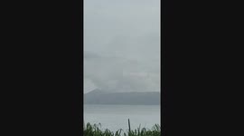 Taal Volcano spews cloud of gas with residents concerned