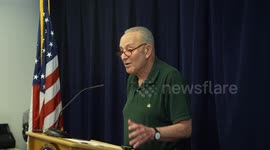 USA: U.S. Senator Charles Schumer announced in his office in New York plans for Senate vote