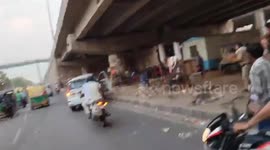 Traffic Cop Dragged By Drunk Driver In Haryana Faridabad, Video Goes Viral