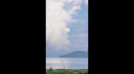 Taal Volcano emits cloud of gas with residents concerned