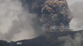 Indonesia: Mount Marapi in Indonesia erupted again, spewing volcanic ash as high as 3,891 meters above sea level