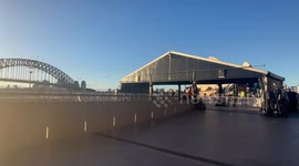 Sydney Opera House sets up for Mr Beast event