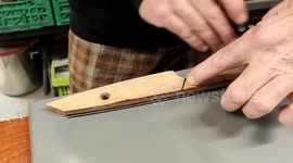 How to make a handmade kitchen knife from start to finish. Quick version.