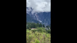 Landslide crashes down Mount Kinabalu in Malaysia