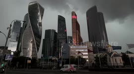 Russia: Stormy weather in Moscow