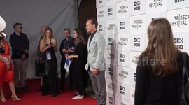 Jude Law attends New York premiere of Firebrand during Tribeca Film Festival at BMCC in New York