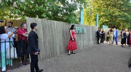 Benedict Cumberbatch arrives at the Serpentine Gallery Summer party