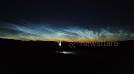 Remarkable Night Shinning Clouds (Noctilucent Clouds) Over The UK last Night!