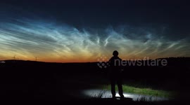 Glowing 'Alien' Cloud Structures - UK Noctilucent Cloud Spectacle - Best I've Seen Since 2009!