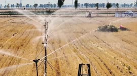 China: Sprinkler Irrigation to Combat Drought in Hebi