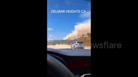 US: Brush Fire Erupts In Del Mar Heights, San Diego 3