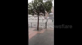 Spain: Severe Storm Pummels Madrid 2
