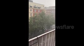 Spain: Severe Storm Pummels Madrid 4