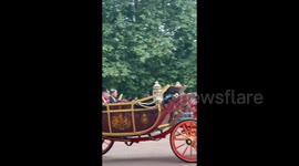 UK: Japanese Imperial Couple State Visit – The Mall Carriage Procession 5