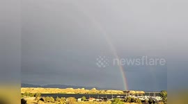USA: Stunning Rainbow Video from Lake Pueblo State Park Delights Viewers