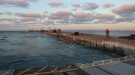 Gaza: U.S. Military Teams Enable Humanitarian Aid Delivery to Gaza through Trident Pier