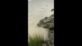 Fisherman saves man floating into the river for more than 10km
