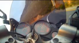 Kawasaki zzr 250 new top speed record 4 203 kmph on gps .....