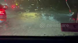 US: Flooding Hits Parts Of Massachusetts Amid Severe Thunderstorm Watch