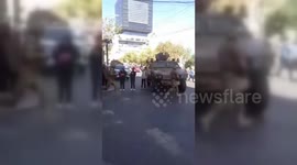 Bolivia: Bolivian Military Blocks Central Streets of La Paz