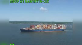 Baltimore bridge crash ship finally leaves after being repaired